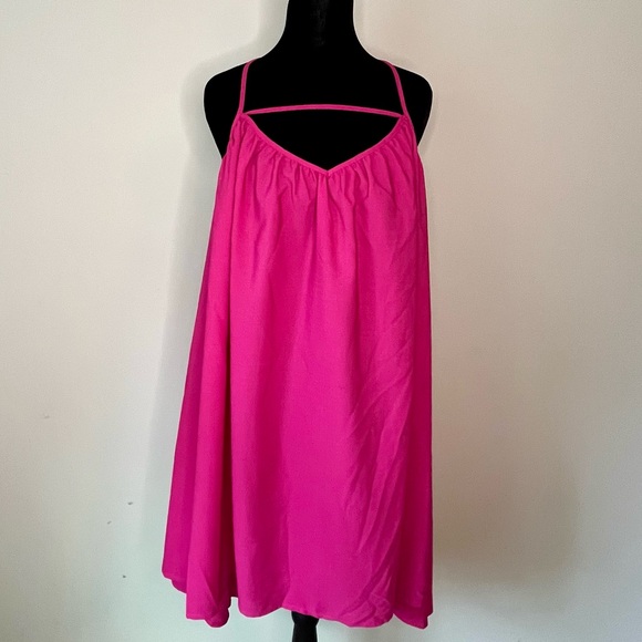 SHEIN Dresses & Skirts - Hot Pink Shein Slaydiva Backless Cami Mini XL